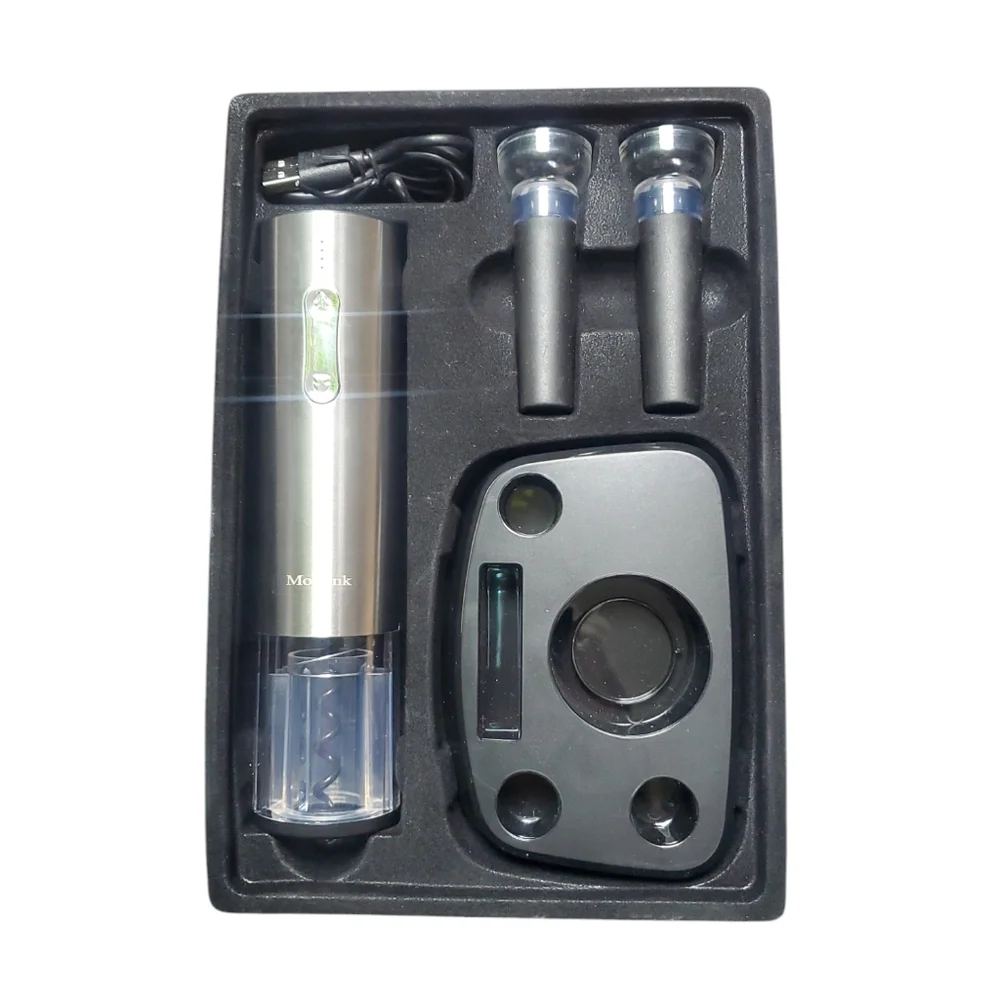 Moriank Wine Gift Set Automatic Bottle Opener Set 6 in One NIB